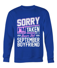 September boyfriend Crew Neck Sweatshirt
