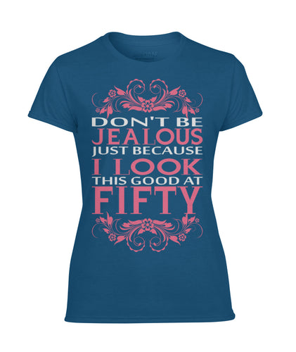 I look this good at fifty Women's Performance Tee