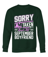 September boyfriend Crew Neck Sweatshirt