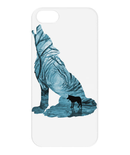 Owl blue forest