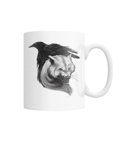 Wolf & raven