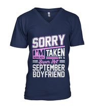 September boyfriend Mens V-Neck