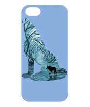 Owl blue forest