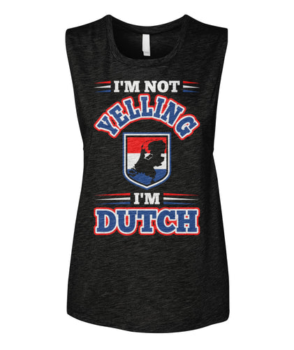 I'm dutch Women's Muscle Tank
