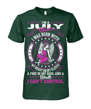 I'm a July woman Unisex Cotton Tee