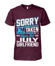 July girlfriend Unisex Cotton Tee