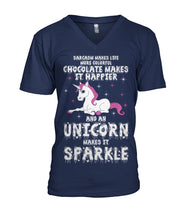 Unicorn Mens V-Neck