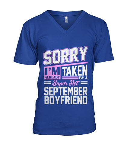 September boyfriend Mens V-Neck