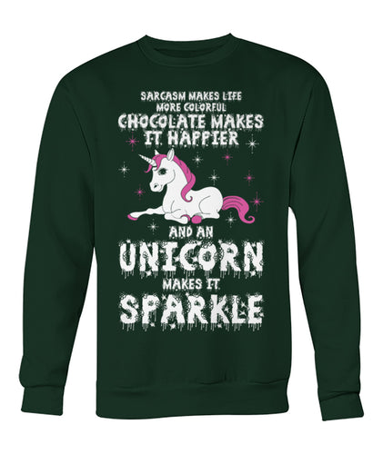 Unicorn Crew Neck Sweatshirt