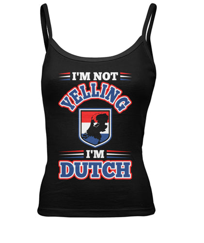 I'm dutch Women's Spaghetti Tank