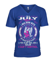 I'm a July woman Mens V-Neck
