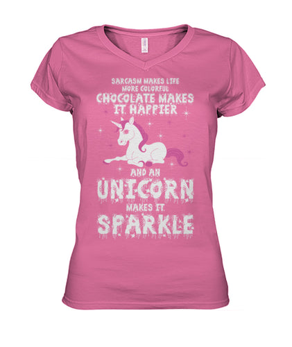 Unicorn Women's V-Neck