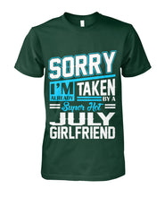 July girlfriend Unisex Cotton Tee
