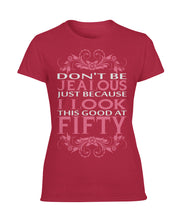 I look this good at fifty Women's Performance Tee