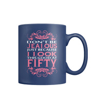 I look this good at fifty Color Coffee Mug