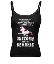 Unicorn Women's Spaghetti Tank