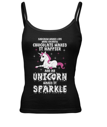 Unicorn Women's Spaghetti Tank