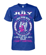 I'm a July woman Unisex Cotton Tee