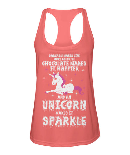 Unicorn Women's Racerback Sport Tank