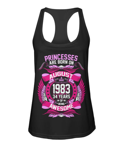 August 1983 Women's Racerback Sport Tank