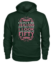 I look this good at fifty Gildan Hoodie