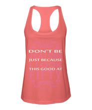 I look this good at fifty Women's Racerback Sport Tank