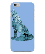 Owl blue forest