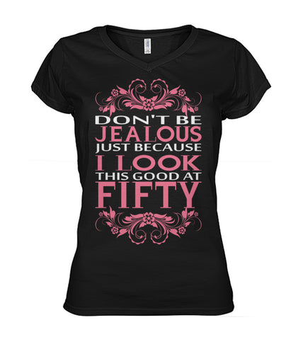 I look this good at fifty Women's V-Neck