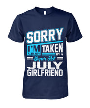 July girlfriend Unisex Cotton Tee