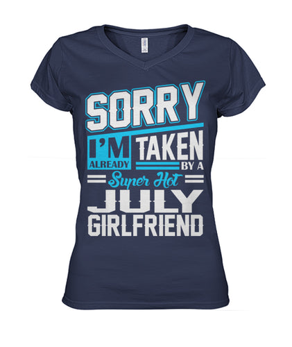July girlfriend Women's V-Neck