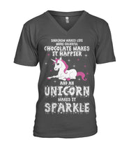 Unicorn Mens V-Neck